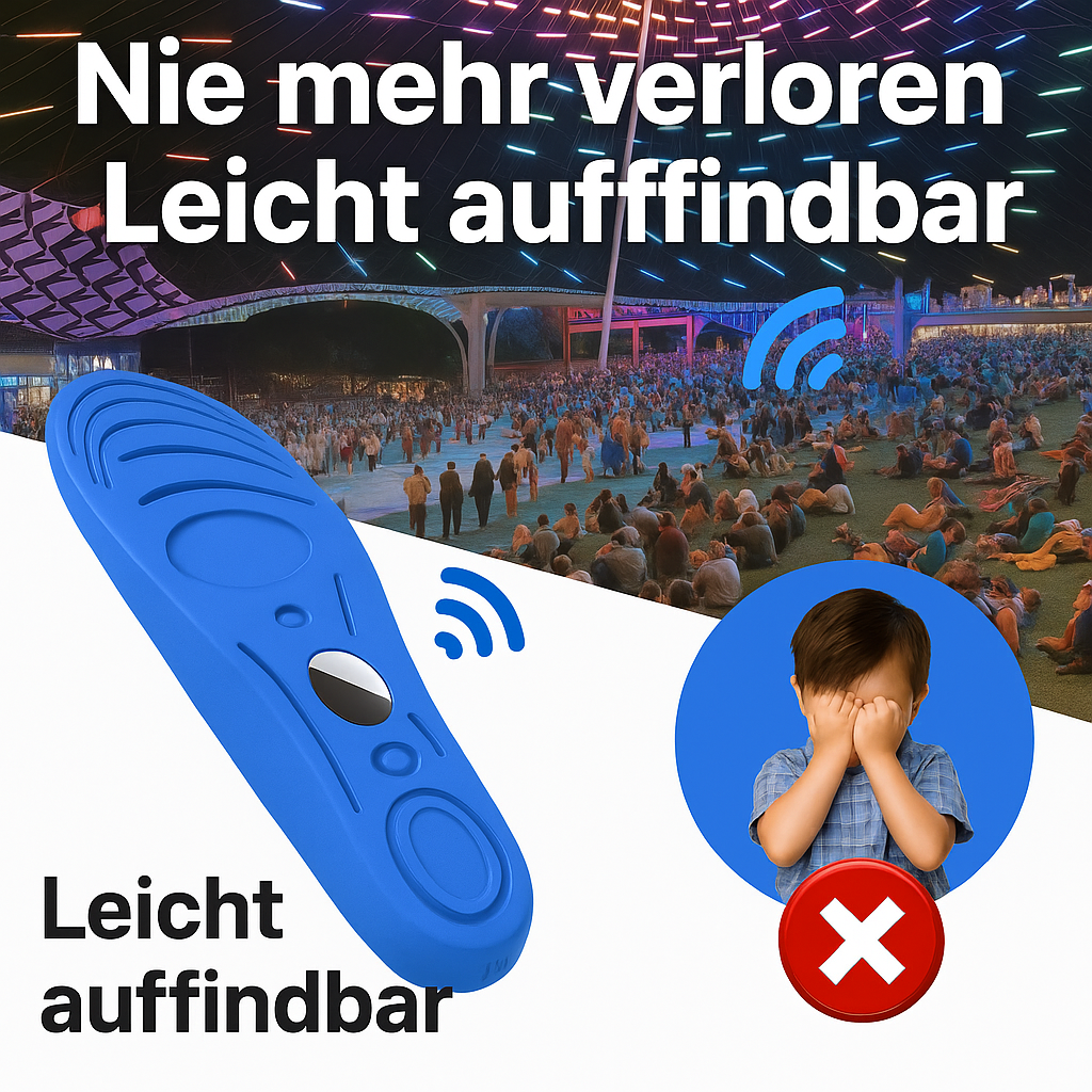 TrackSole™ – AirTag-Sohle für Kinder & Senioren