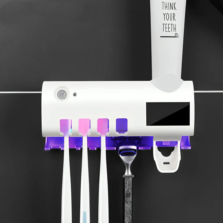 GermShield™ UV-Zahnbürstenhalter – hygienisch & familienfreundlich