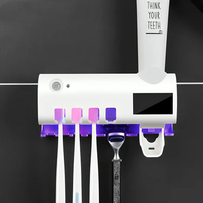 GermShield™ UV-Zahnbürstenhalter – hygienisch & familienfreundlich